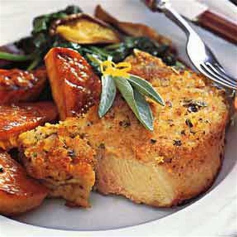 Add white wine the last 10 minutes, or so. Baked Pork Chops with Parmesan-Sage Crust