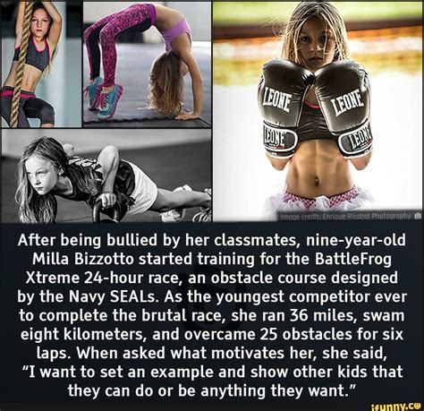 After Being Bullied By Her Classmates Nine Year Old Milla Bizzotto Started Training For The