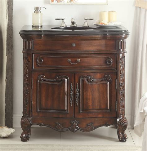 Think of humble bathroom cabinets as magic makers. 36" Solid Wood Classic style Madison Bathroom Sink Vanity ...