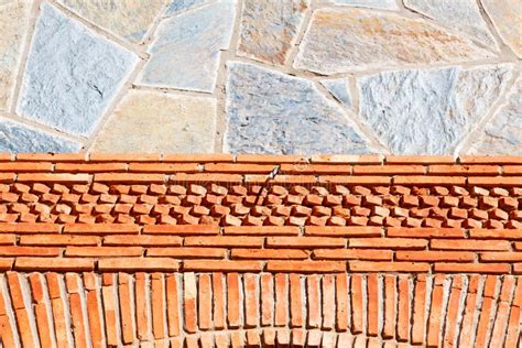 Red Tile In Morocco Africa Texture Wall Brick Stock Photo Image Of