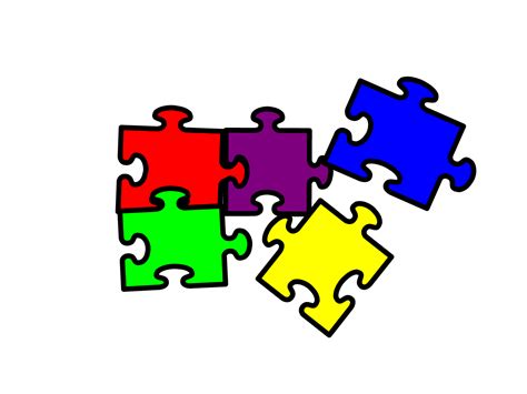Jigsaw Puzzles Clip Art Autism Puzzle Png Download 1280960 Free