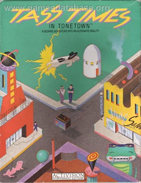Tass Times In Tonetown Commodore Amiga Artwork Box