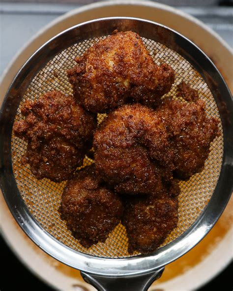 While the bbq sauce cooks make the teriyaki sauce. Popcorn Fried Chicken (Indian Style) | Proper tasty ...