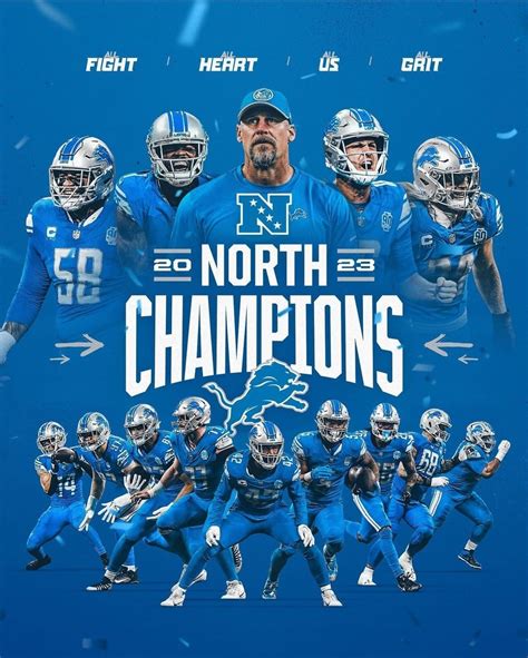The Detroit Lions Are Your Nfc North Champs Detroit Lions — The Den