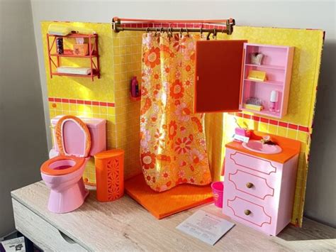american girl doll julie s groovy bathroom set ready to ship for sale online ebay
