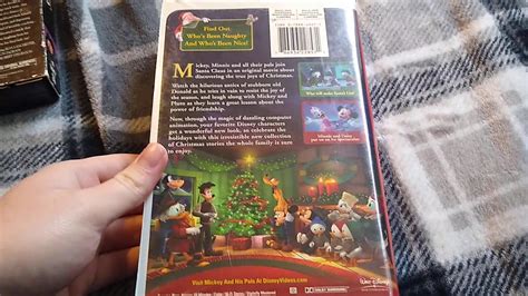 Mickey S Twice Upon A Christmas Vhs Review Youtube