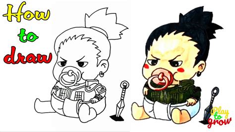How To Draw Baby Cartoon Characters In Naruto Play To Grow Youtube