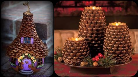 Diy Pine Cone Craft For Christmasamazing Pine Cone Craft Ideas Youtube