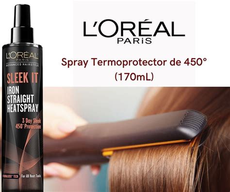 Loréal Paris Advanced Hairstyle Sleek It Iron Straight Heat Spray