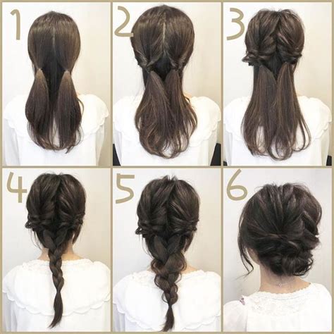 20 Diy Easy Updos For Your Medium Hairstyle Do It Yourself Page 13