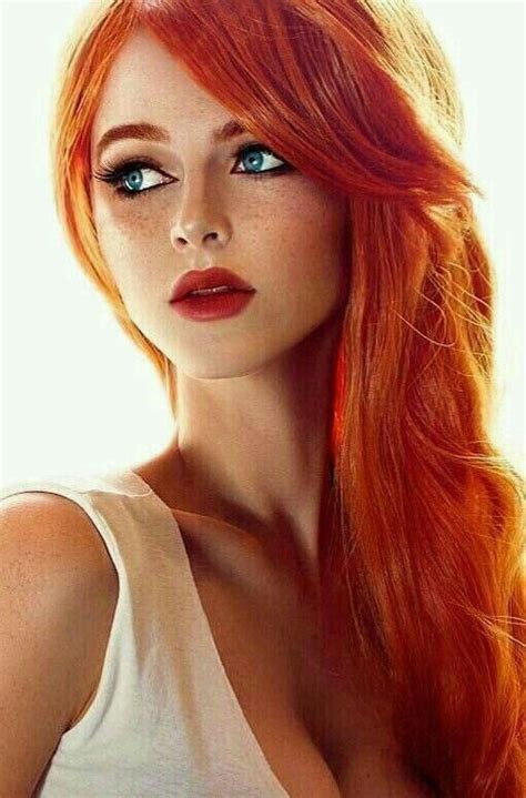 ️ Redhead Beauty ️ Red Haired Beauty Red Hair Green Eyes Red Hair