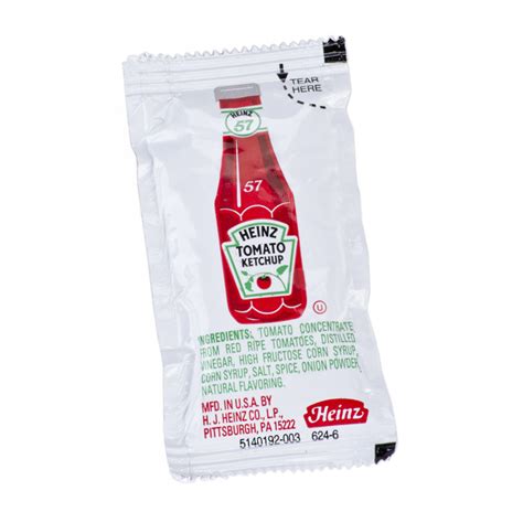 Heinz Ketchup Packet 9 Gm Each 500 Packets Total