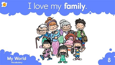 My dad is tall with brown curly hair. I Love My Family - My Family Loves ME! - YouTube
