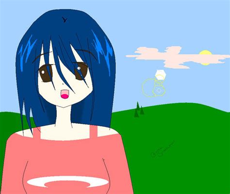 Ms Paint Anime Girl By Crystalstarrlight On Deviantart
