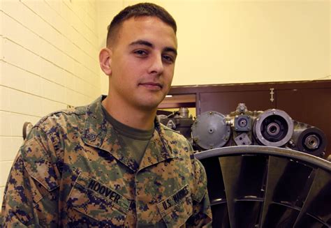 Marine Corps Sgt Bradley A Hoover A Fixed Wing Aircraft Power Plant