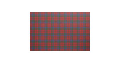 Clan Donnachaidh Robertson Scottish Tartan Plaid Fabric Zazzle