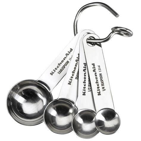 KitchenAid Measuring Spoons - Stainless Steel - 4 piece | London Drugs