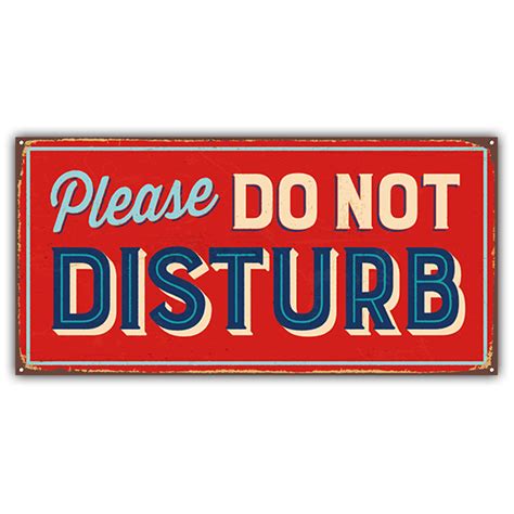 Please Do Not Disturb Sign Printable