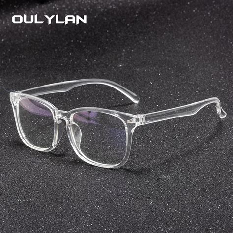Oulylan Gafas Transparentes Para Hombre Y Mujer Anteojos Con Montura De