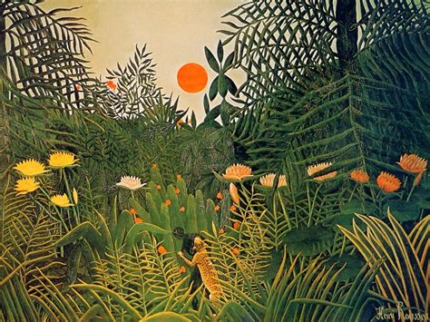 El Arte En La Vida Henri Rousseau Pintor Francés