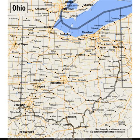 Scalablemaps Vector Maps Of Ohio