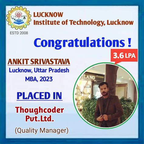 ANKIT SRIVASTAVA Lucknow Institute Of Technology