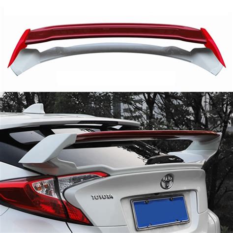 Car Styling High Quality Abs Plastic Unpainted Color Rear Spoiler Trunk