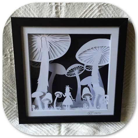Into The Forest Shadow Box Paper Cut Art Kitty K Designs On Madeit