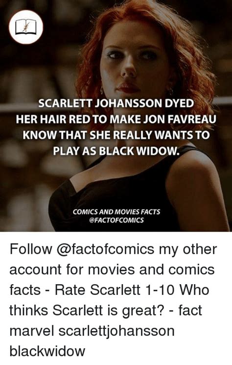 Scarlett johansson has a dance scene in her new netflix movie, marriage story, and that's pretty much all you need to know to understand this hilarious new meme SCARLETT JOHANSSON DYED HER HAIR RED TO MAKE JON FAVREAU ...