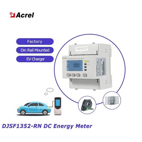 Acrel Low Voltage Din Rail Dc Dc Kwh Energy Meter With Rs485 High