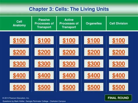 Ppt Chapter 3 Cells The Living Units Powerpoint Presentation Free