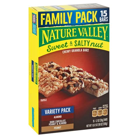 Sweet And Salty Nut Chewy Granola Bar Nature Valley 15 Ct Delivery