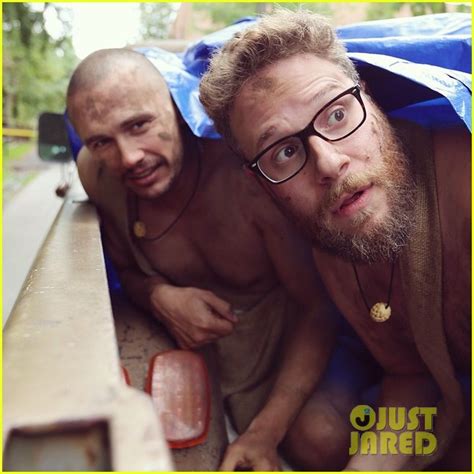 James Franco Seth Rogen Are Naked Afraid In These Crazy New Pics Photo James