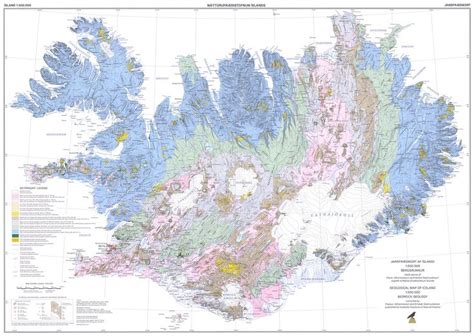 Geologic Map Of Iceland Enniisgeologygeological Mapsmaps