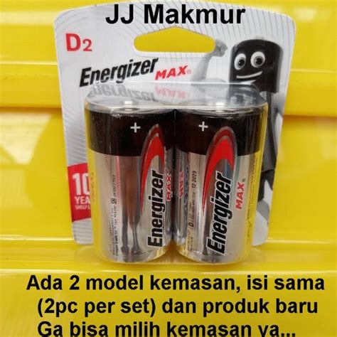 Jual Batu Baterai Energizer Max Tipe D Isi Pc Battery Batere Alkaline