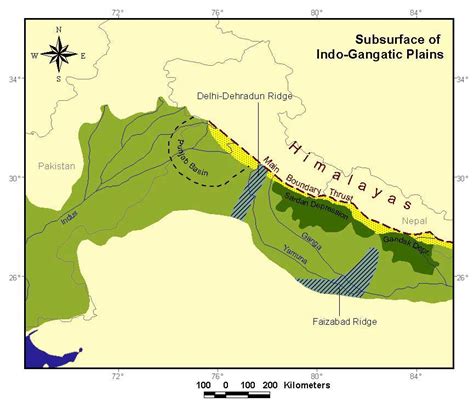 Map Of Indo Gangetic Plains West