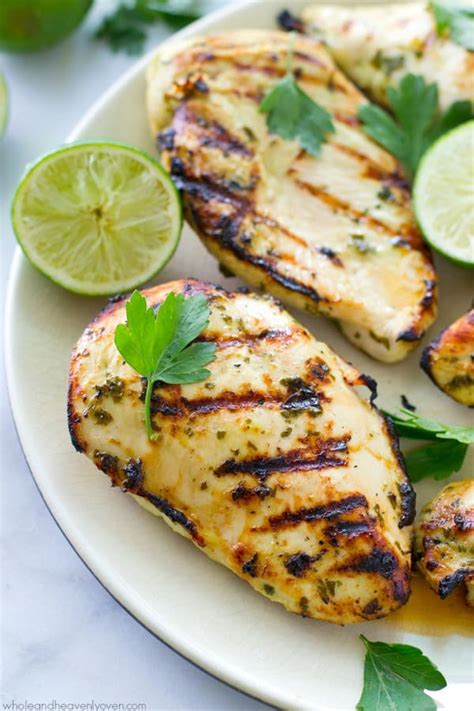 Cilantro Lime Marinated Grilled Chicken
