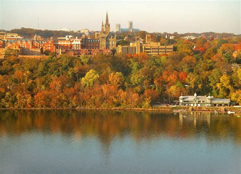 Georgetown Riverview Georgetown University Campus From The Flickr