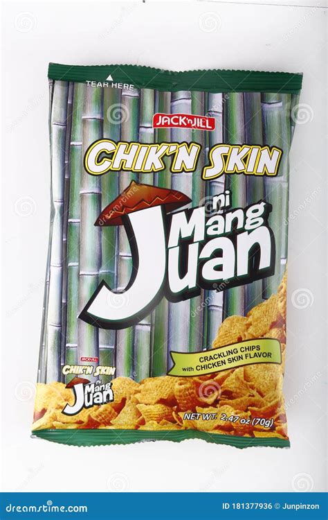 Bag Of Chick N Skin Ni Mang Juan Or Crispy Chicken Skin Chips On An