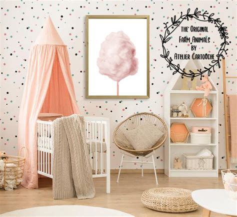 Cotton Candy Print Digital Download Printable Wall Art Girl Etsy Canada