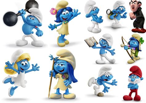 Smurfs The Lost Village Movie Voice Cast And Characters