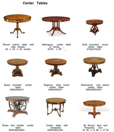 Mahogany And Walnut Foyer Table Antique Style Round Table