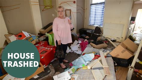 Landlady Shocked To Find Every Room Of Her House Totally Trashed Youtube