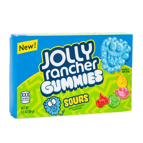 Jolly Rancher Sour Gummies 35 Oz Theater Box Nassau Candy