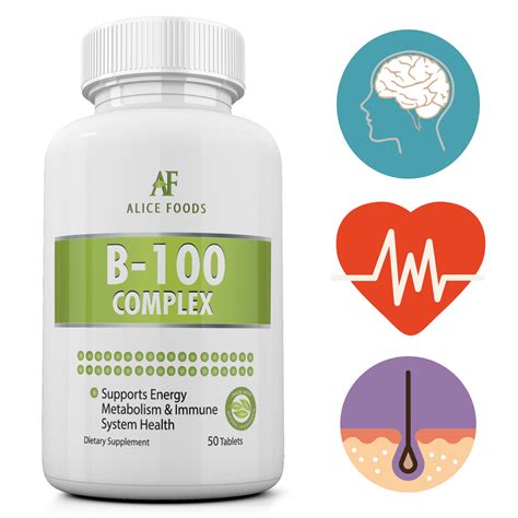A lack of b12 or b6 can cause anemia. Vitamin B-100 Complex 50 Days Supply - Alice Foods