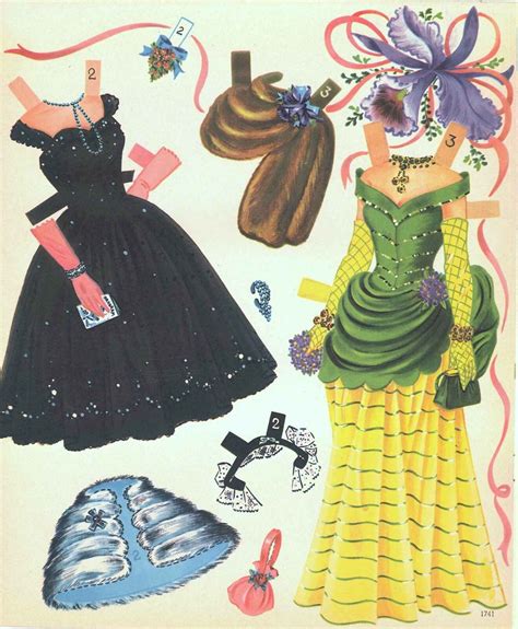 Vintge Uncut 1950s Romance Paper Doll ~laser Org Sz Reproductin~lo Pr