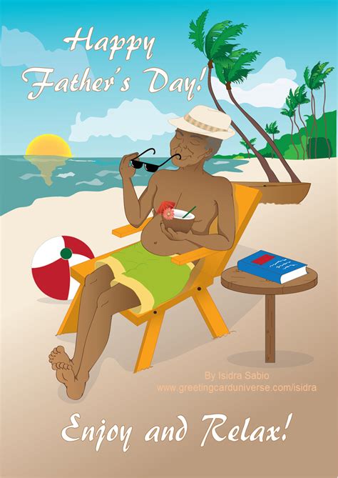 Here are the best father's day quotes to show dad you care. Father's Day greeting card. This father's day card shows a ...