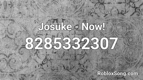 Josuke Now Roblox Id Roblox Music Codes