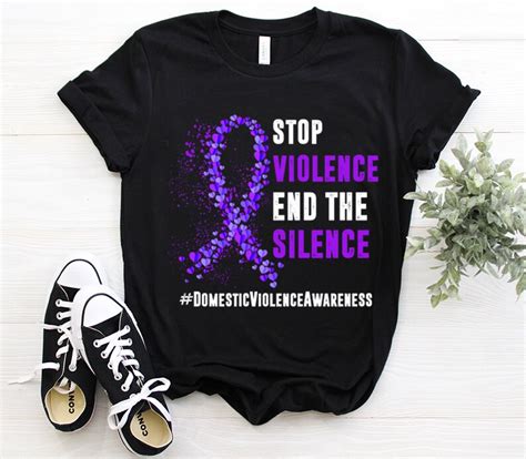 Domestic Violence Awareness Stop Violence End The Silence Etsy