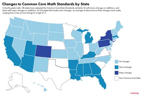 Common Core States Map 2017 Map